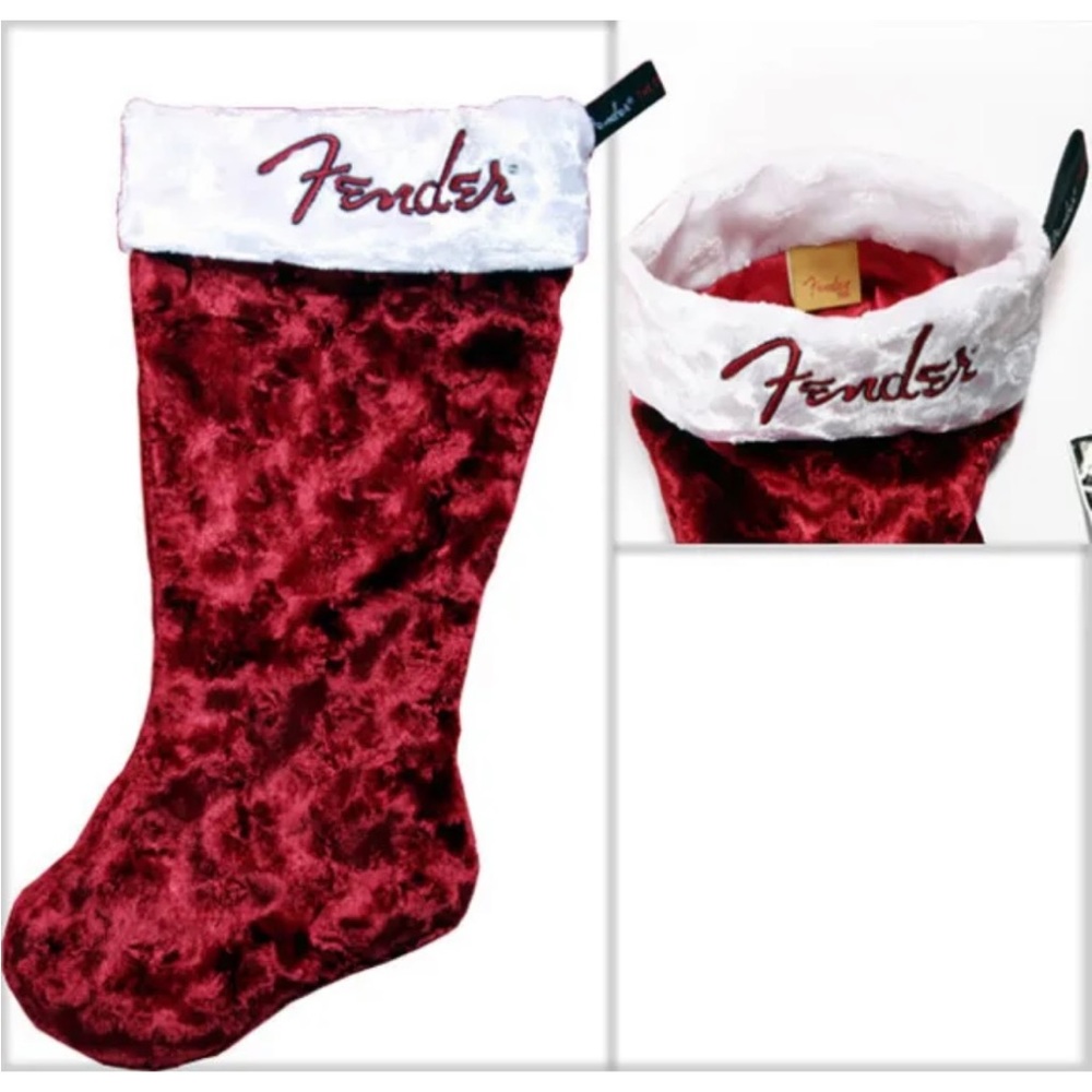 Fender Guitar Logo Christmas Holiday Stocking Limited Edition
